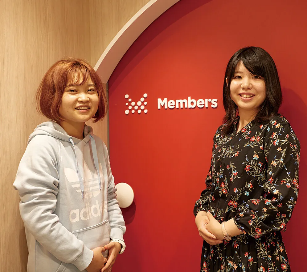濱松 みのりさん(左)尾藤 琴菜さん(右)